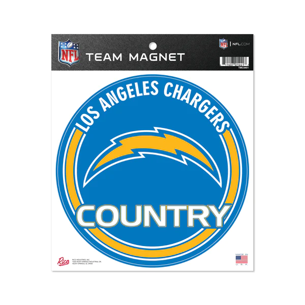 LOS ANGELES CHARGERS 8" TEAM MAGNET CIRCLE