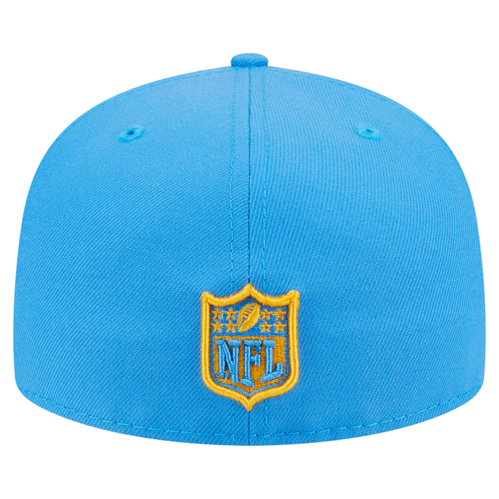 LOS ANGELES CHARGERS OVERSIZED 59FIFTY FITTED HAT - POWDER BLUE