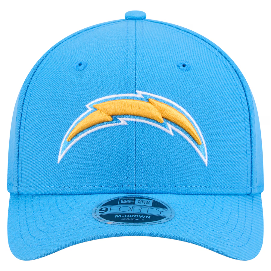 LOS ANGELES CHARGERS TEAM COLLECTION 9FORTY M-CROWN SNAPBACK ADJUSTABLE HAT - POWDER BLUE