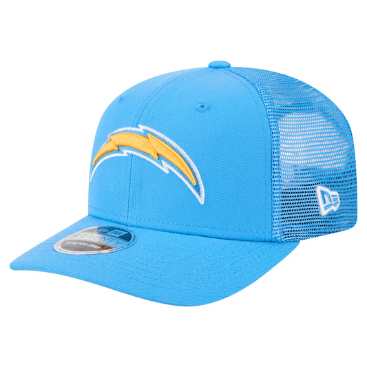 LOS ANGELES CHARGERS TEAM COLLECTION 9SEVENTY STRETCH SNAP ADJUSTABLE HAT - POWDER BLUE