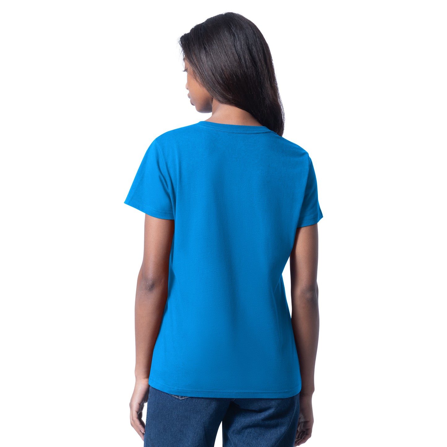 LOS ANGELES CHARGERS WOMEN'S G-III 4HER BY CARL BANKS CHEER DANCE II T-SHIRT - POWDER BLUE