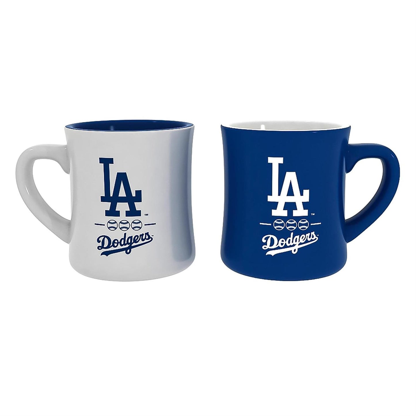 LOS ANGELES DODGERS 10OZ CERAMIC CUP 2-PIECE SET