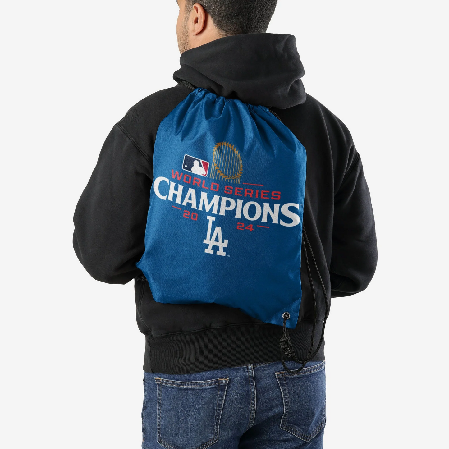 LOS ANGELES DODGERS 2024 WORLD SERIES CHAMPIONS DRAWSTRING BAG
