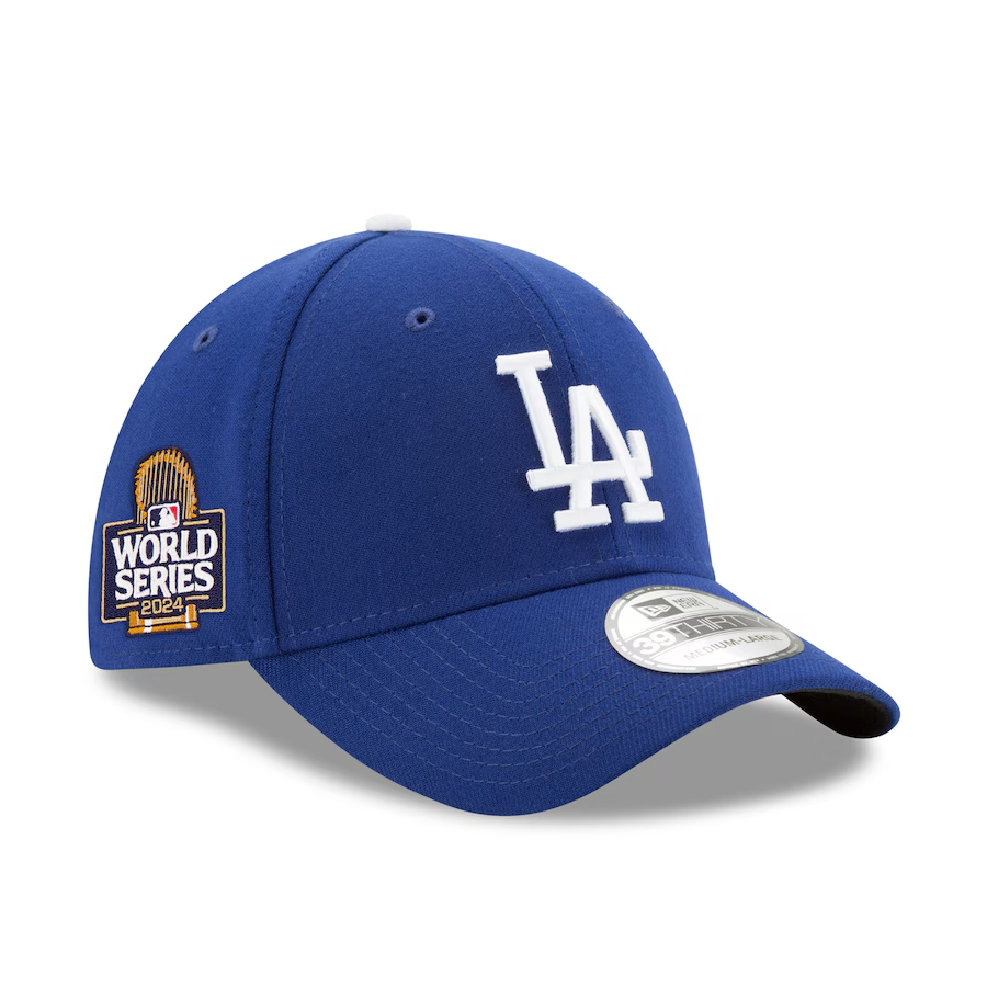 LOS ANGELES DODGERS 2024 WORLD SERIES SIDE PATCH 39THIRTY FLEX FIT HAT JR S SPORTS