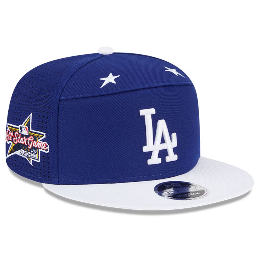LOS ANGELES DODGERS 2025 MLB ALL-STAR GAME 9FIFTY SPLIT PANEL SNAPBACK HAT - BLUE/WHITE
