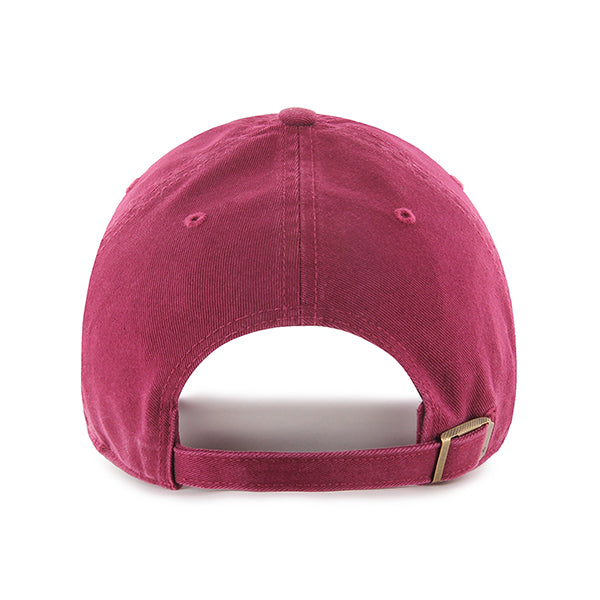 LOS ANGELES DODGERS '47 BRAND CLEAN UP ADJUSTABLE HAT - CARDINAL