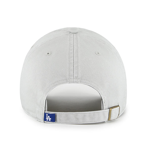 LOS ANGELES DODGERS '47 BRAND 'SCRIPT' CLEAN UP ADJUSTABLE HAT - GRAY