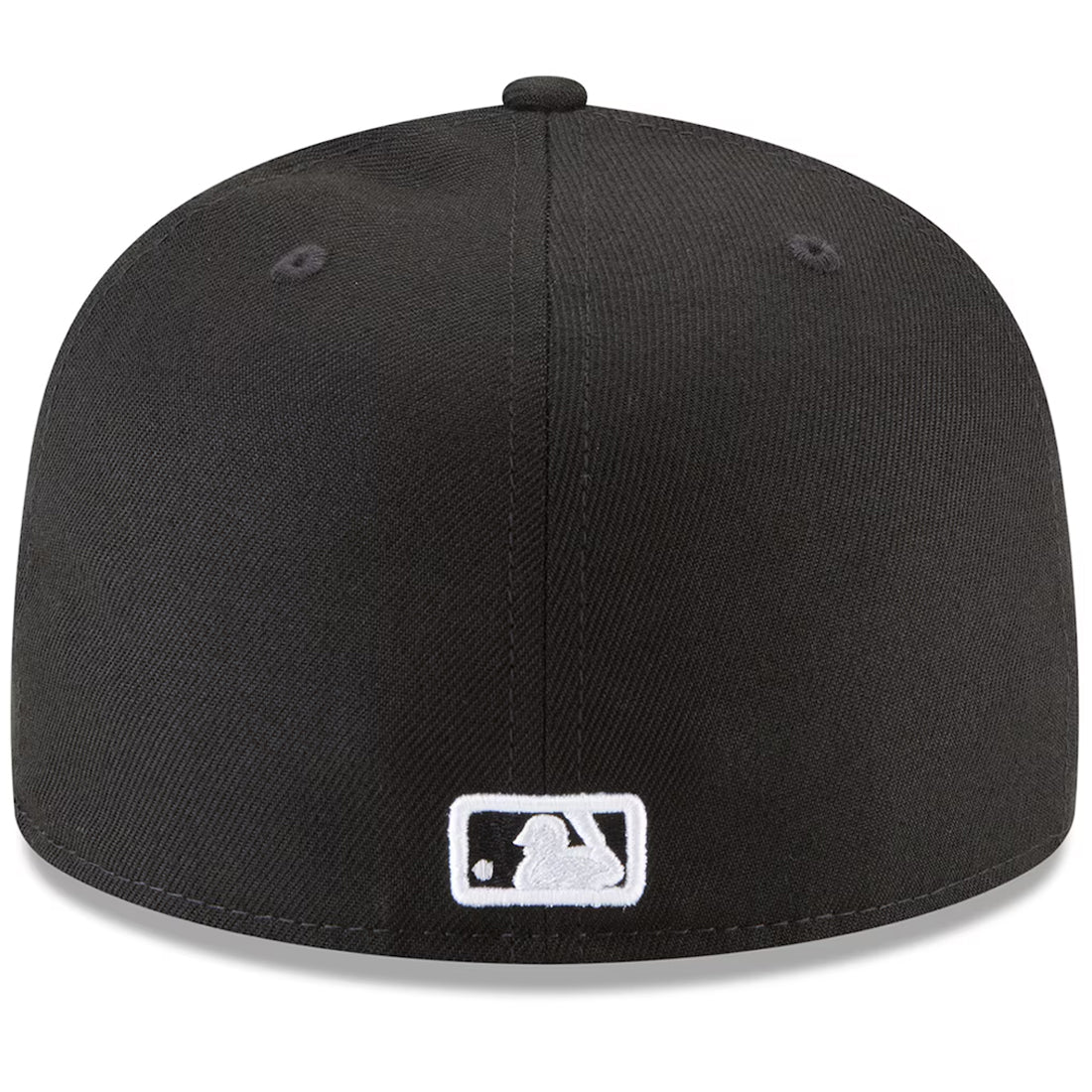 LOS ANGELES DODGERS BACK 2 BACK DIAMOND SIDEPATCH 59FIFTY FITTED HAT - BLACK/WHITE