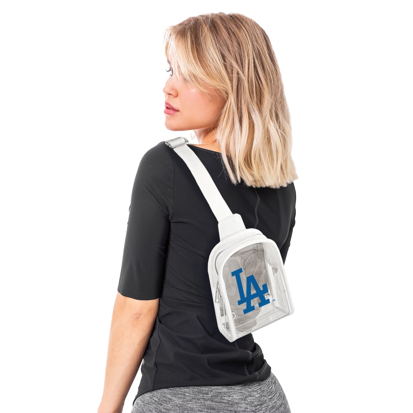 LOS ANGELES DODGERS CLEAR STADIUM MINI SLING BAG