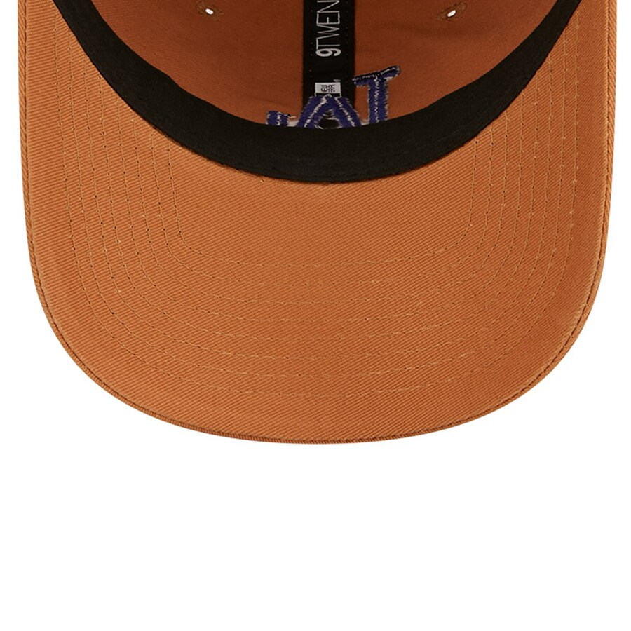 LOS ANGELES DODGERS CORE CLASSIC 9TWENTY ADJUSTABLE HAT - LIGHT BRONZE WITH BLUE LOGO