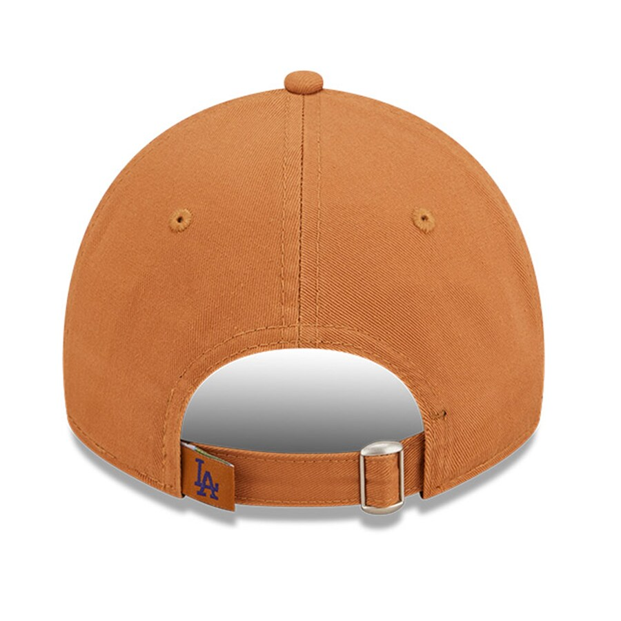 LOS ANGELES DODGERS CORE CLASSIC 9TWENTY ADJUSTABLE HAT - LIGHT BRONZE WITH BLUE LOGO