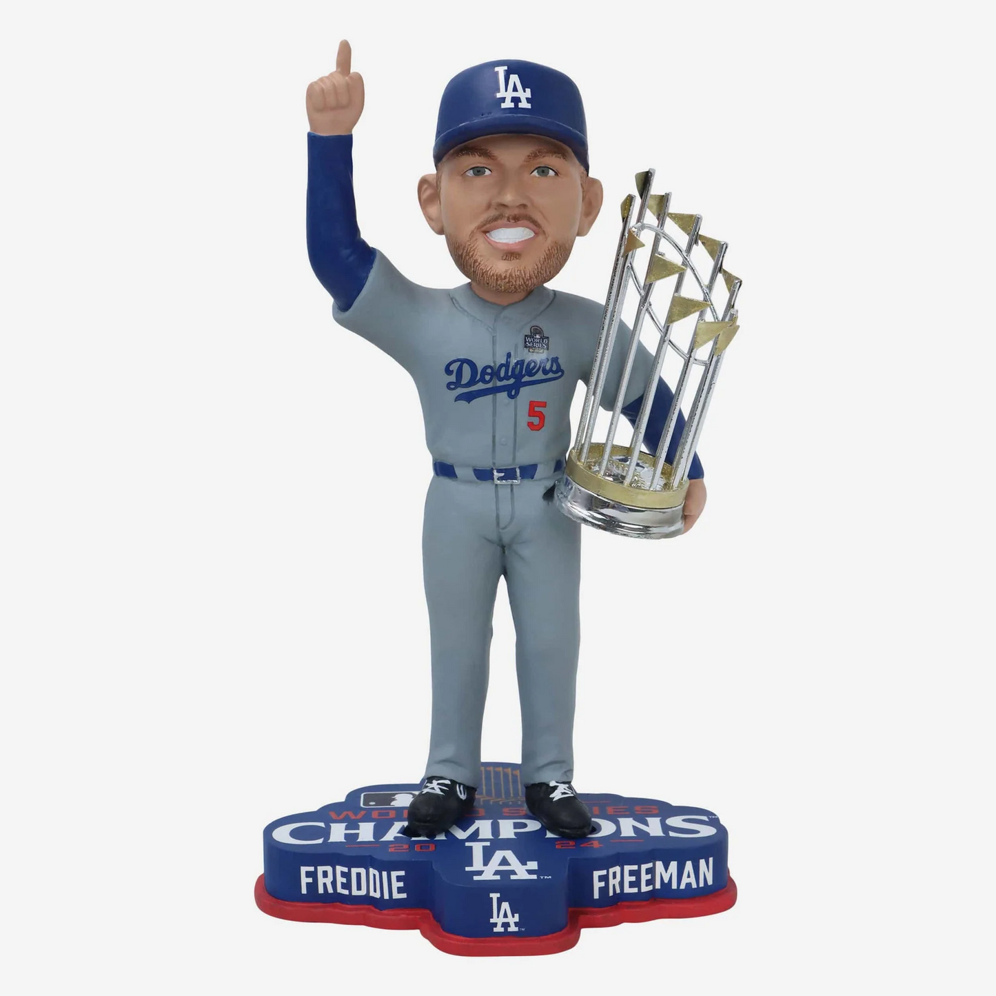 LOS ANGELES DODGERS FREDDIE FREEMAN 2024 WORLD SERIES CHAMPIONS BOBBLEHEAD