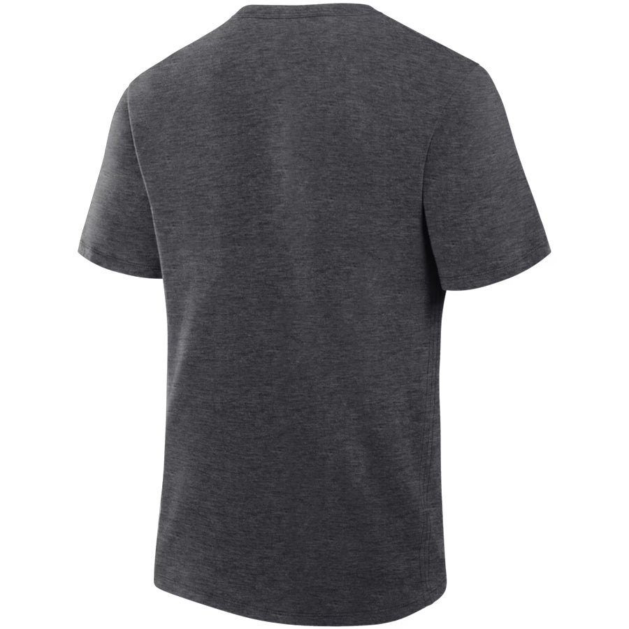 LOS ANGELES DODGERS MEN'S 2025 NATIONAL LEAGUE CHAMPIONS LOCKER ROOM T-SHIRT - GRAY