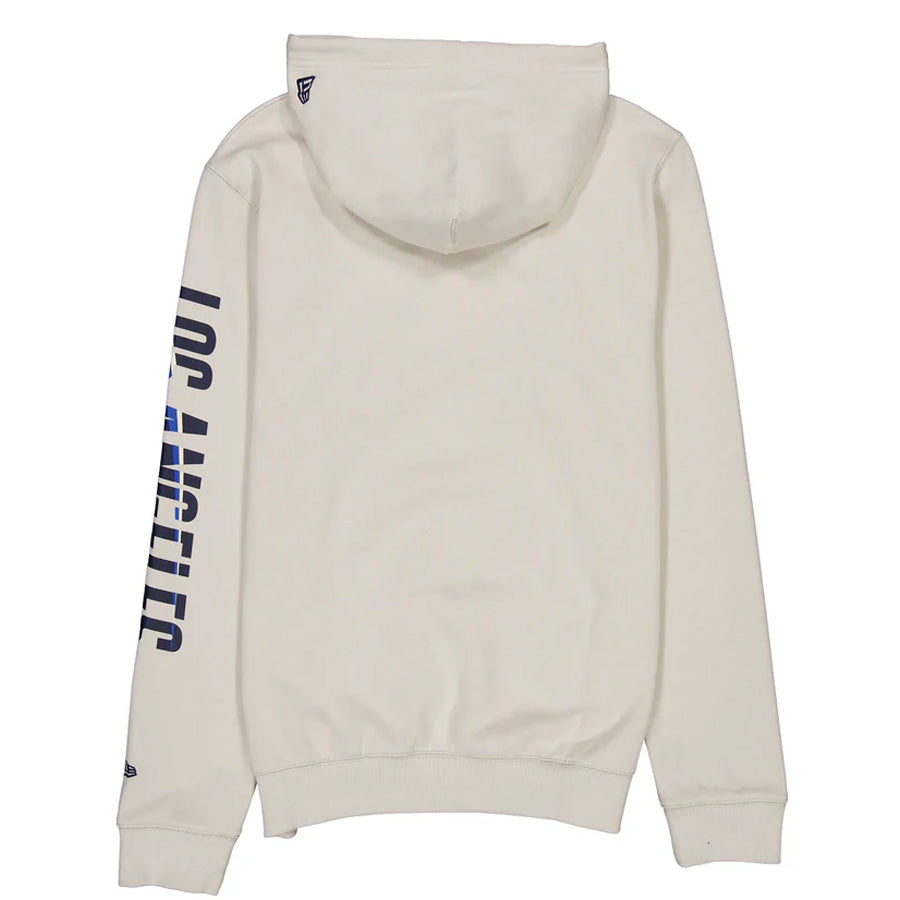 LOS ANGELES DODGERS MEN'S CITY CONNECT LOGOS PULLOVER HOODED SWEATSHIRT