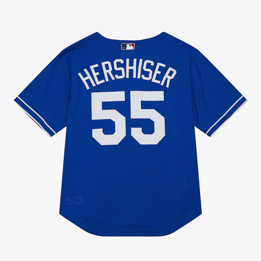 LOS ANGELES DODGERS OREL HERSHISER MEN'S MITCHELL & NESS 2000 AUTHENTIC BATTING PRACTICE JERSEY