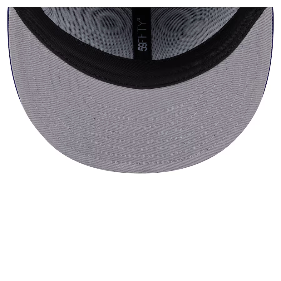 LOS ANGELES DODGERS OVERLAP 59FIFTY FITTED HAT - BLUE