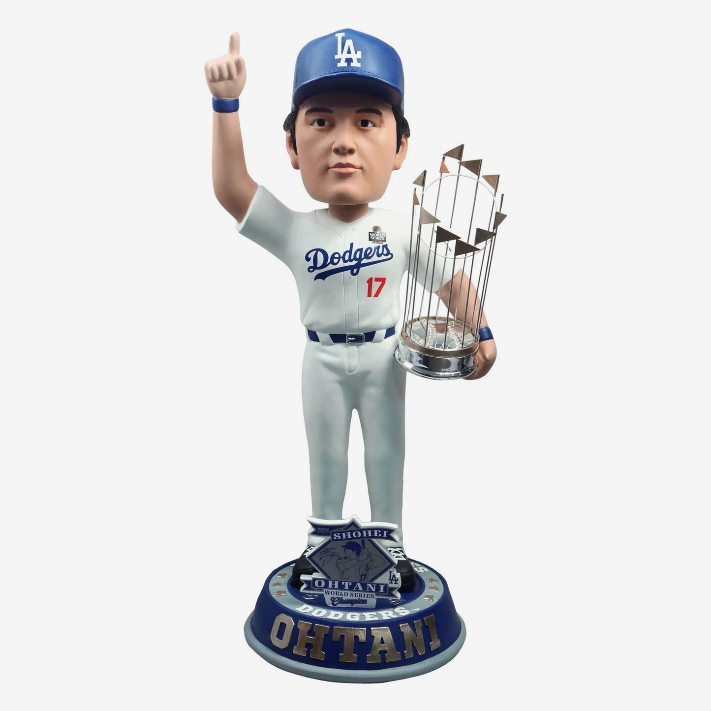 LOS ANGELES DODGERS SHOHEI OHTANI 2024 WORLD SERIES CHAMPIONS 3 FT PLAYER BOBBLEHEAD - 36 OF 50