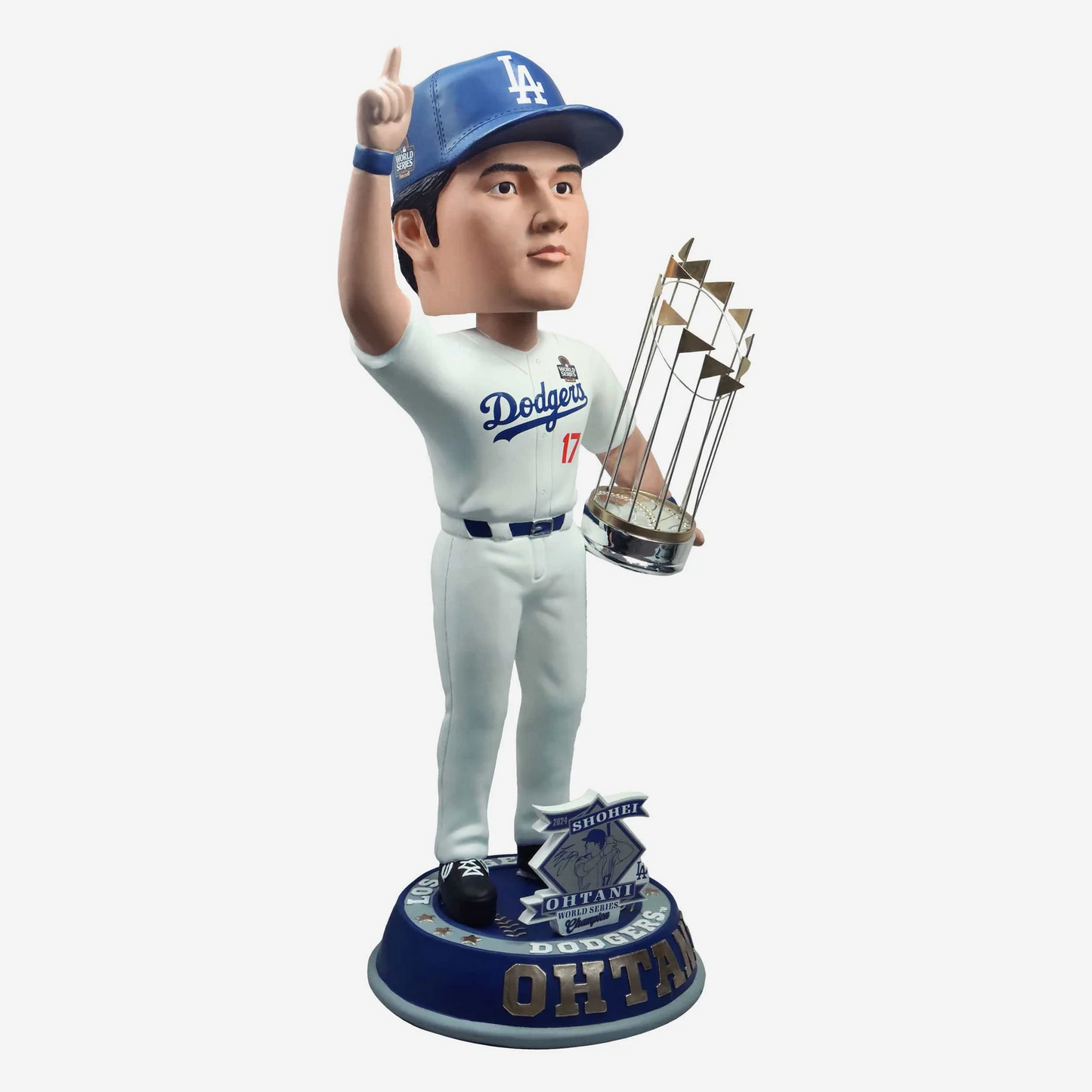 LOS ANGELES DODGERS SHOHEI OHTANI 2024 WORLD SERIES CHAMPIONS 3 FT PLAYER BOBBLEHEAD - 36 OF 50