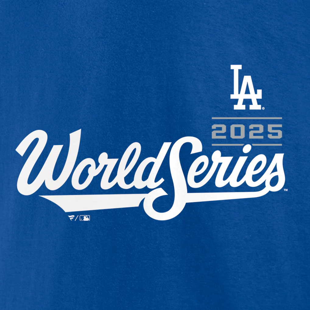 LOS ANGELES DODGERS TEOSCAR HERNANDEZ MEN'S 2025 WORLD SERIES NAME & NUMBER T-SHIRT - BLUE