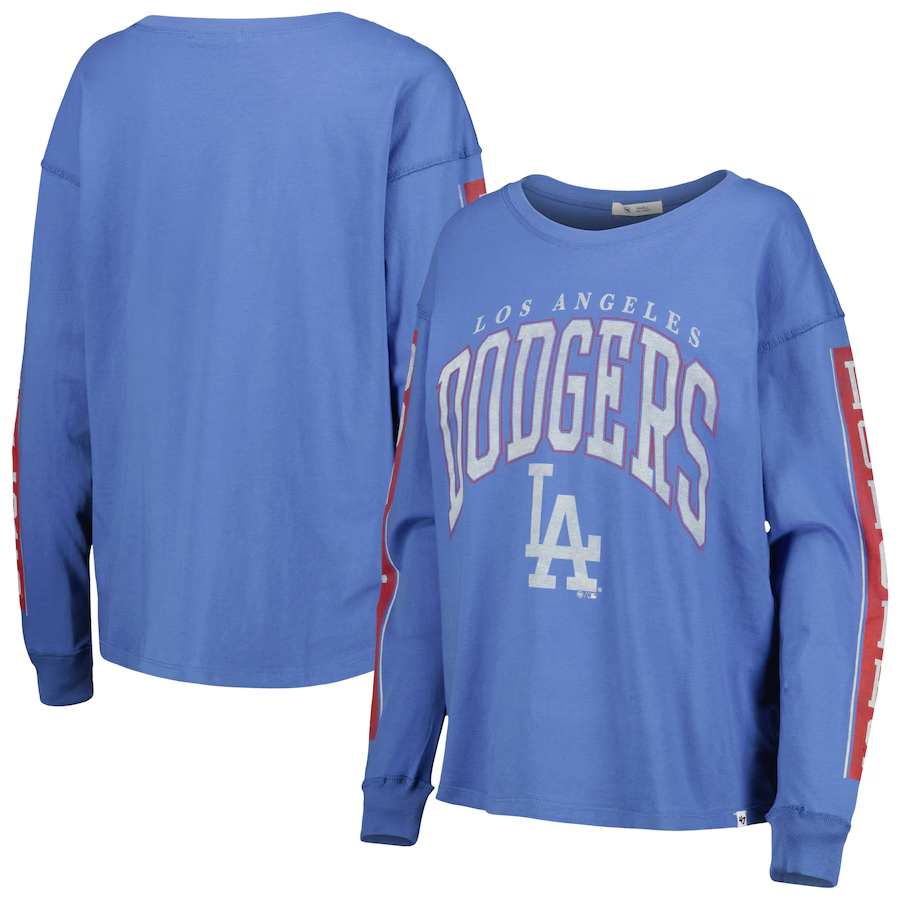 LOS ANGELES DODGERS WOMEN'S '47 BRAND MUSE SYDNEY LONG SLEEVE T-SHIRT