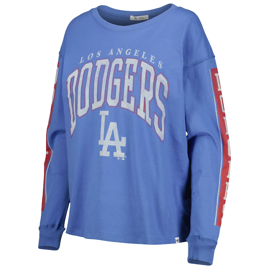 LOS ANGELES DODGERS WOMEN'S '47 BRAND MUSE SYDNEY LONG SLEEVE T-SHIRT