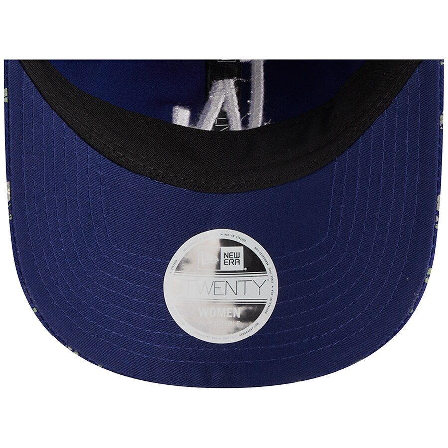 LOS ANGELES DODGERS WOMEN'S BLOOM 9TWENTY ADJUSTABLE HAT - BLUE