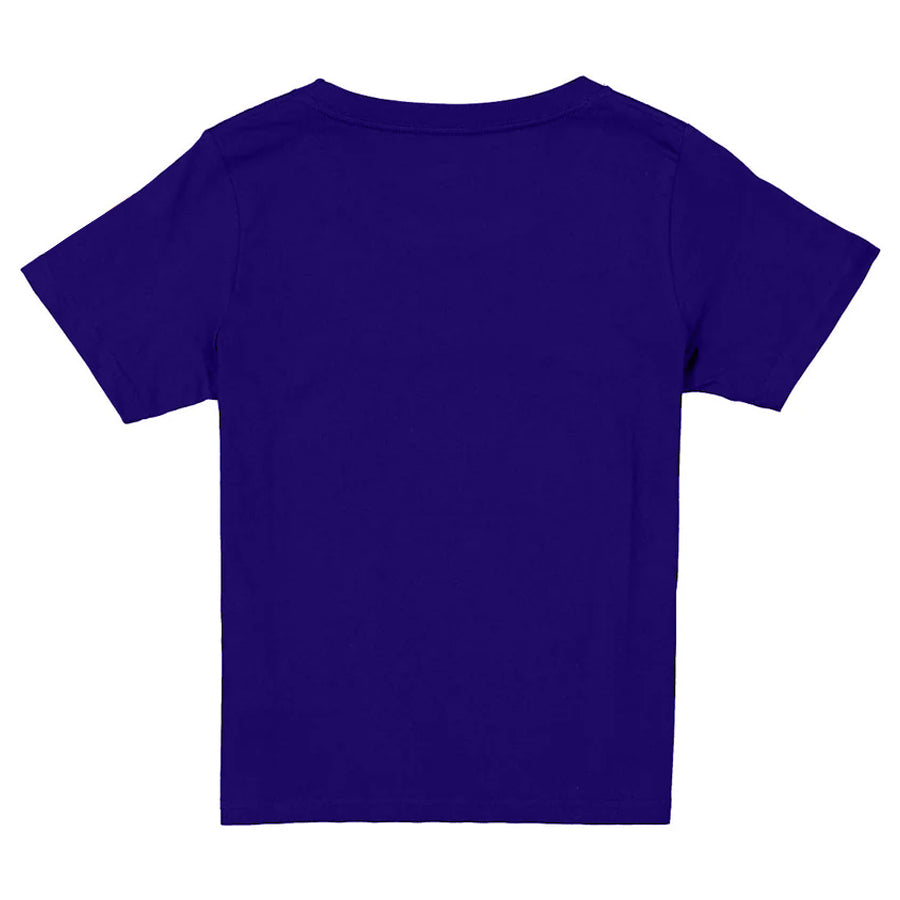 LOS ANGELES DODGERS WOMEN'S NEW ERA EVERGREEN BASIC T-SHIRT - BLUE