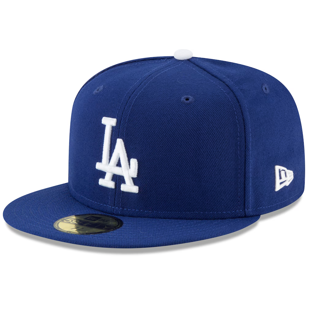 LOS ANGELES DODGERS YOUTH 2025 WORLD SERIES SIDE PATCH 59FIFTY FITTED HAT - ROYAL BLUE