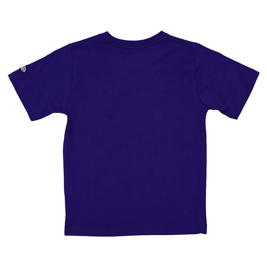 LOS ANGELES DODGERS YOUTH TRIPLE LOGO T-SHIRT - BLUE