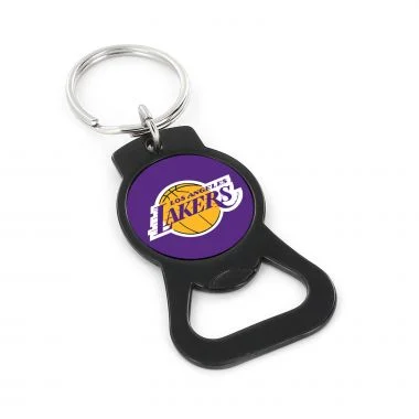 LOS ANGELES LAKERS BOTTLE OPENER KEYRING JR S SPORTS