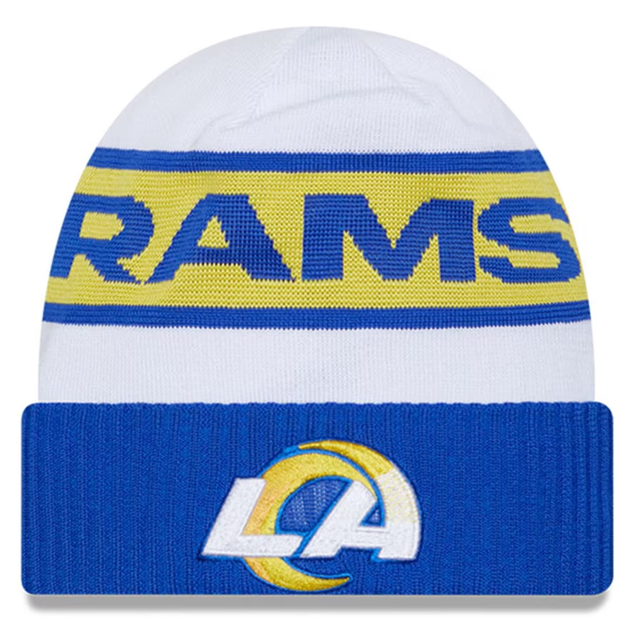 LOS ANGELES RAMS 2023 NFL SIDELINE TECH CUFFED KNIT JR S SPORTS