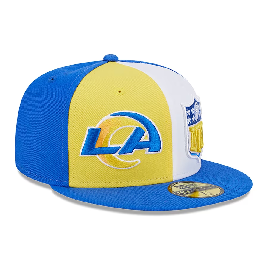 New Era Men's Los Angeles Rams 2023 Sideline Pinwheel 59FIFTY Fitted Hat - 7 1/8 Each