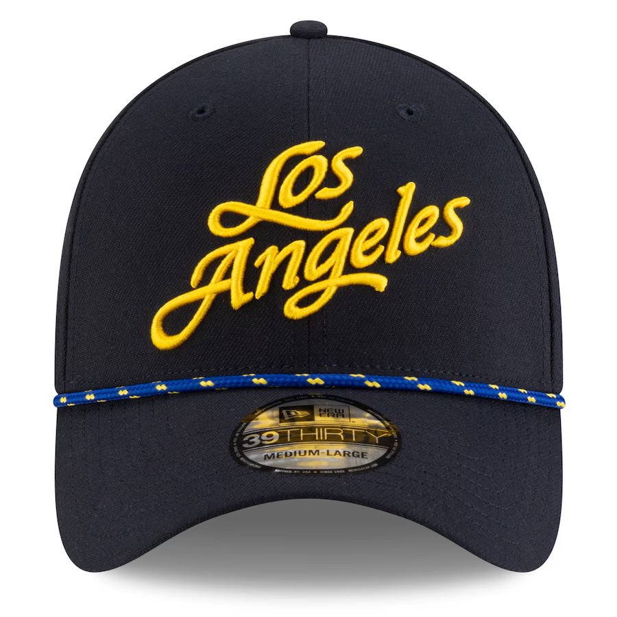LOS ANGELES RAMS 2025 NFL RIVALRY SIDELINE COLLECTION 39THIRTY FLEX FIT HAT - MIDNIGHT NAVY