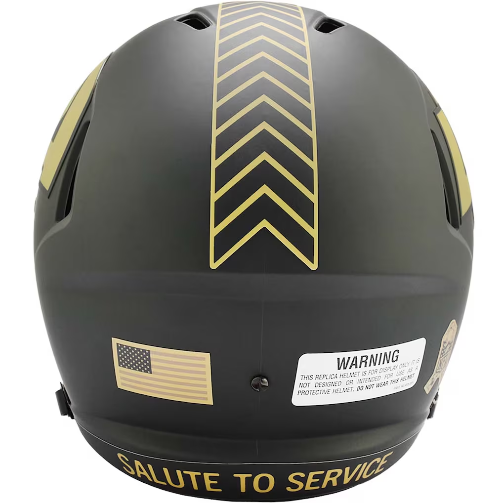 LOS ANGELES RAMS 2025 NFL SALUTE TO SERVICE RIDDELL FULL SIZE SPEED REPLICA HELMET