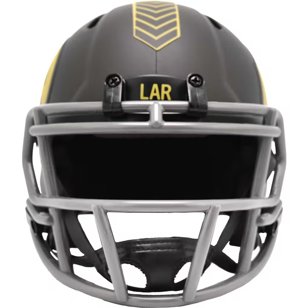 LOS ANGELES RAMS 2025 NFL SALUTE TO SERVICE RIDDELL SPEED MINI HELMET