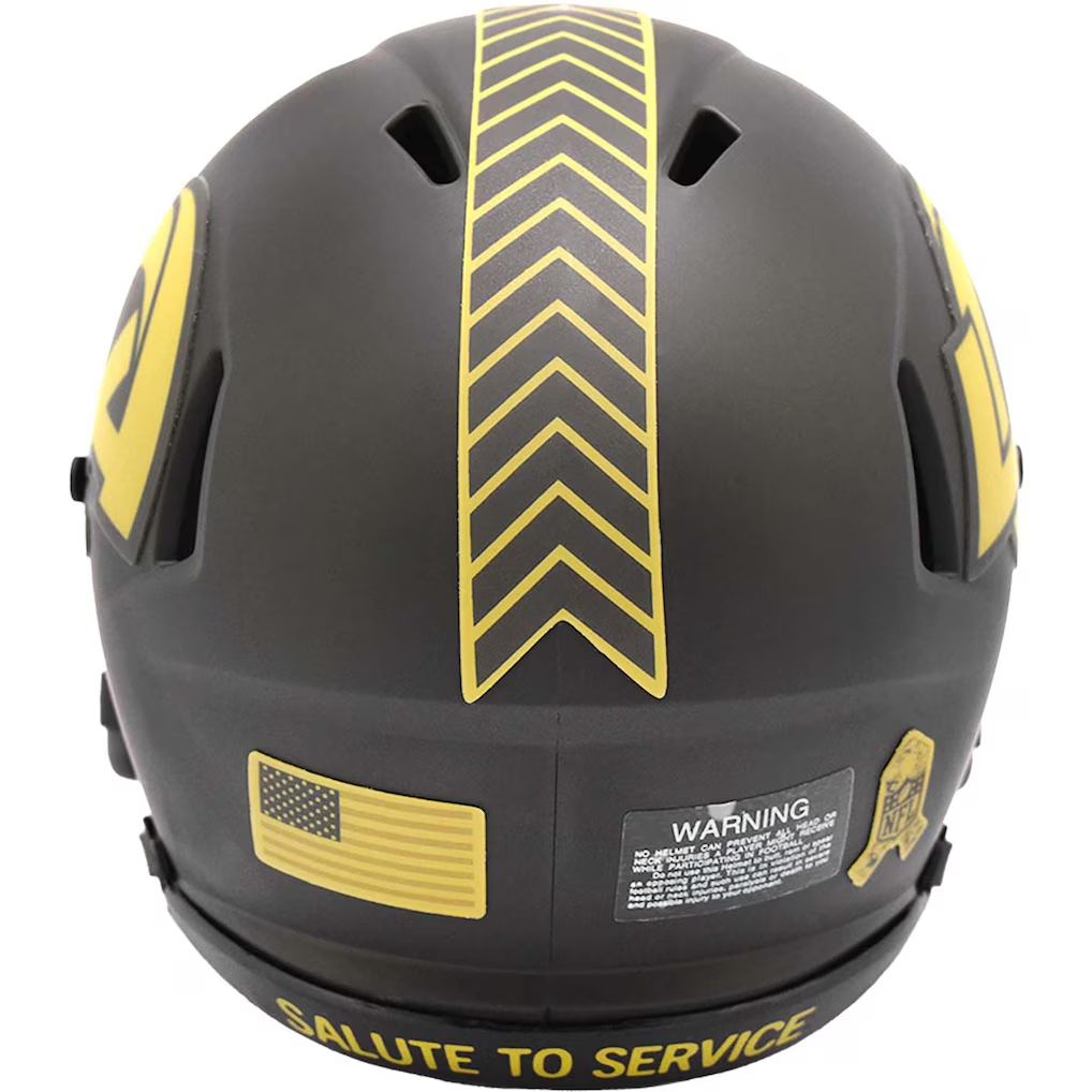 LOS ANGELES RAMS 2025 NFL SALUTE TO SERVICE RIDDELL SPEED MINI HELMET