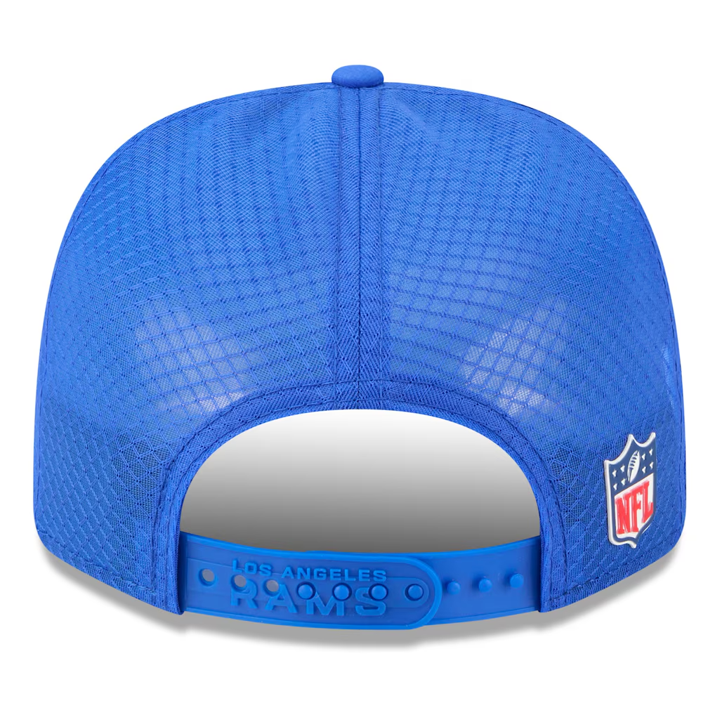 LOS ANGELES RAMS 2025 NFL SIDELINE 9SEVENTY STRETCH-SNAP ADJUSTABLE HAT - BLUE