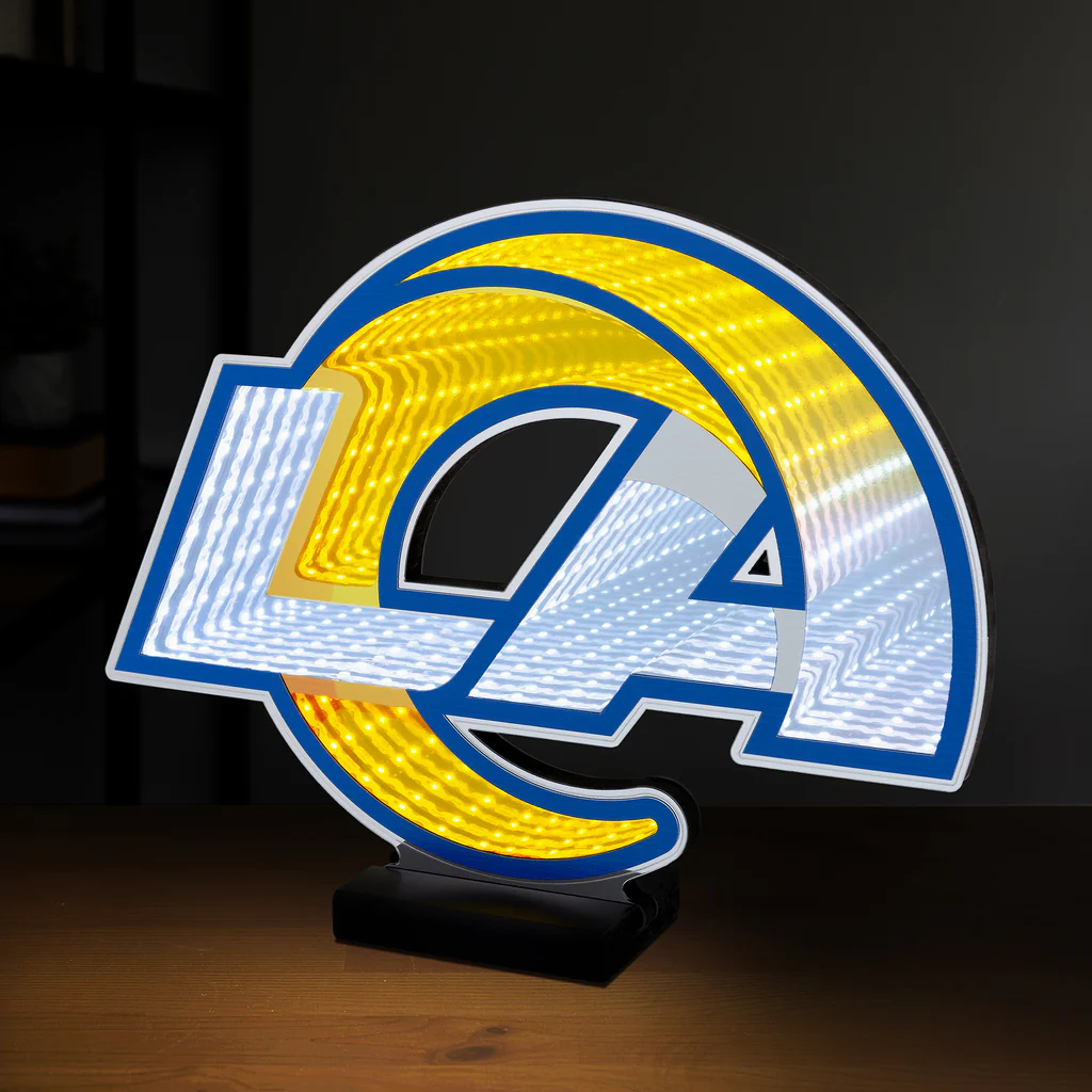 LOS ANGELES RAMS LED INFINITY LOGO LIGHT