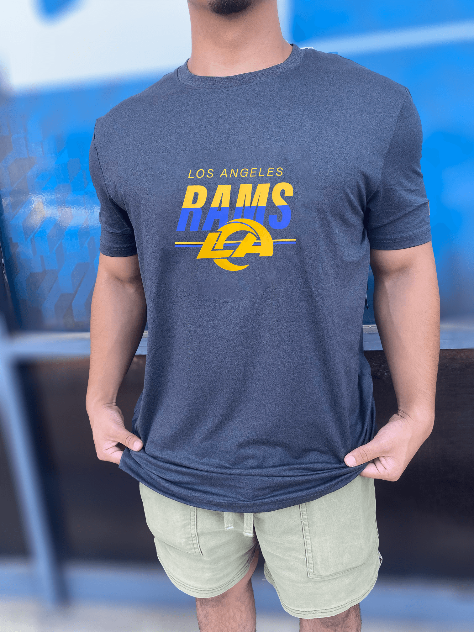 New Era Los Angeles Rams Men's 2023 NFL Training Camp T-Shirt 23 / 2XL
