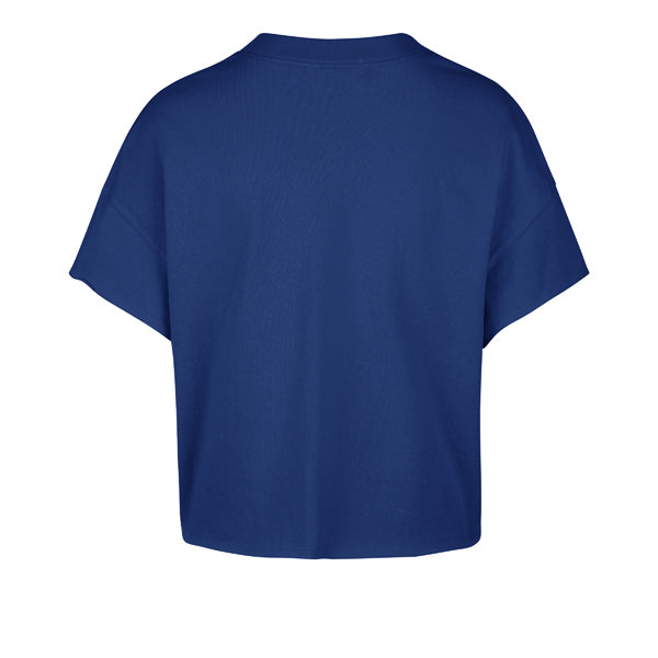 LOS ANGELES RAMS WOMEN'S '47 BRAND ELATION OVERSIZED NOTCH T-SHIRT - ROYAL BLUE