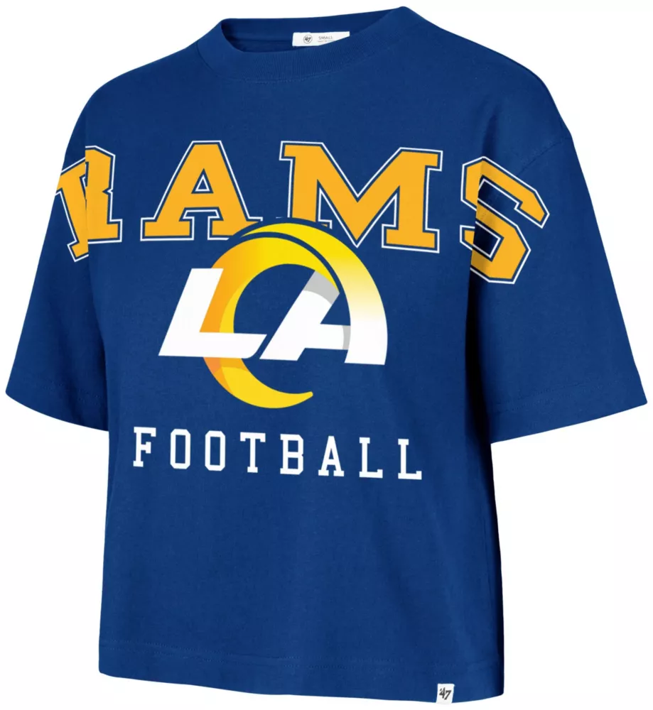 LOS ANGELES RAMS WOMEN'S '47 BRAND OUTREACH CITY T-SHIRT - ROYAL BLUE