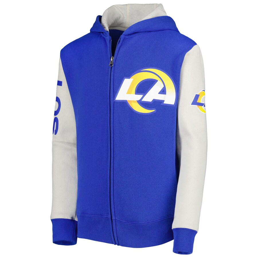 LOS ANGELES RAMS YOUTH POSTER BOARD FULL -ZIP HOODED SWEATSHIRT