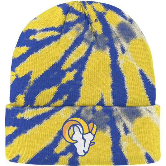 LOS ANGELES RAMS YOUTH TIE-DYE CUFFED KNIT