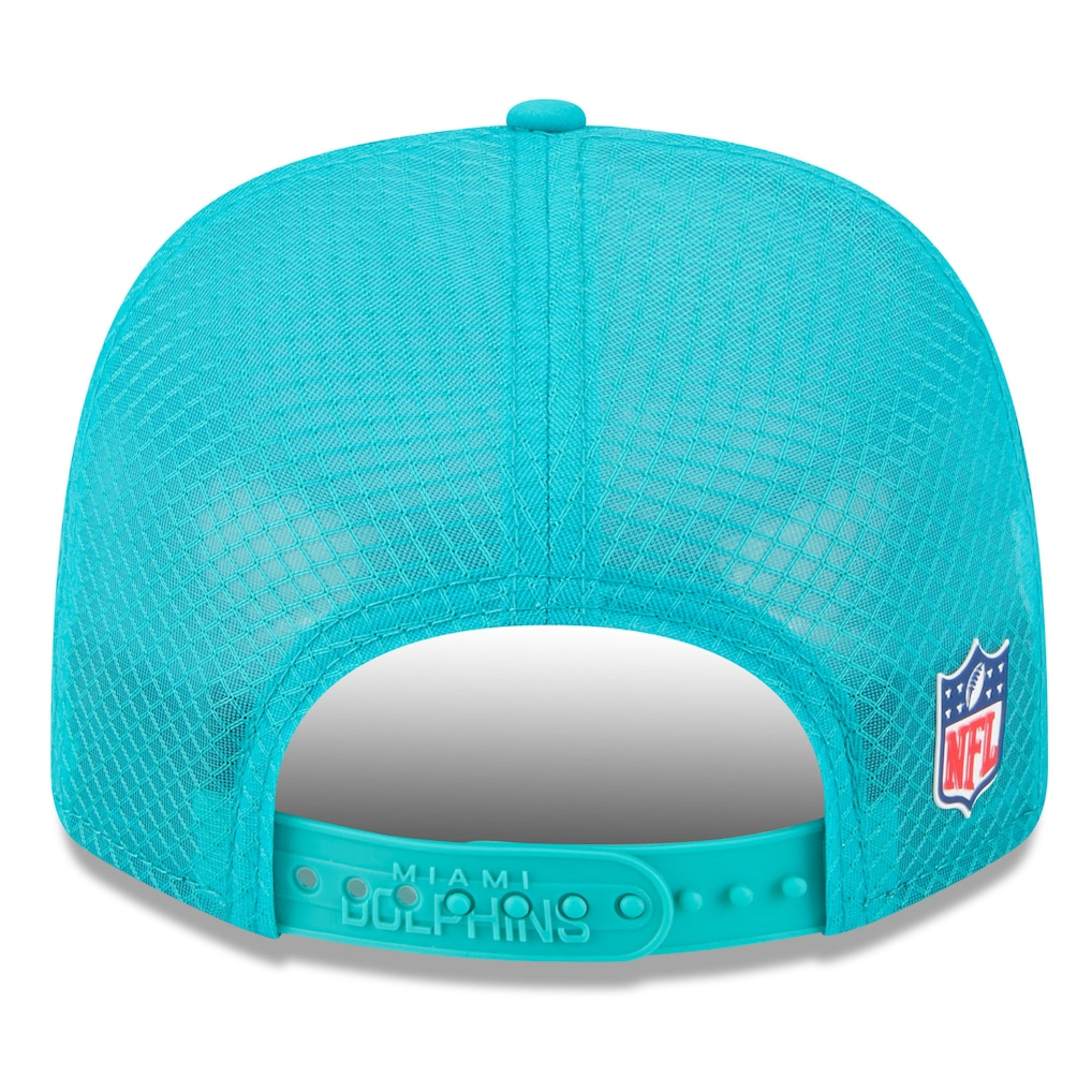 MIAMI DOLPHINS 2025 NFL SIDELINE 9SEVENTY STRETCH-SNAP ADJUSTABLE HAT - AQUA