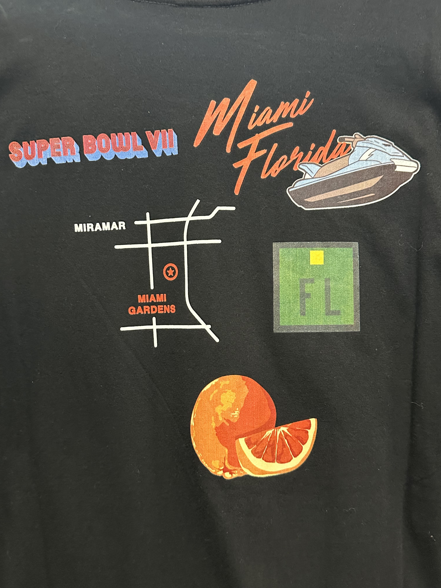 MIAMI DOLPHINS MEN'S CITY TRANSIT T-SHIRT