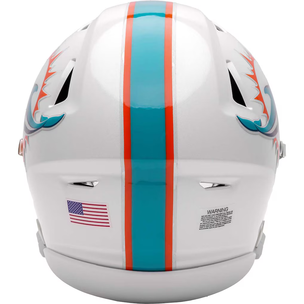 MIAMI DOLPHINS RIDDELL SPEED FLEX MIDI HELMET