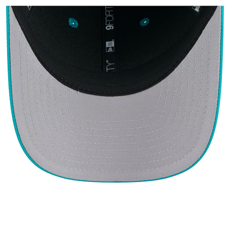 MIAMI DOLPHINS TEAM COLLECTION 9FORTY M-CROWN SNAPBACK ADJUSTABLE HAT - AQUA