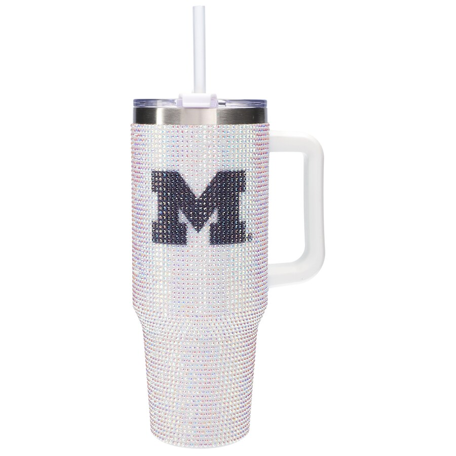 MICHIGAN WOLVERINES THE MEMORY COMPANY 40 OZ BLING COLOSSAL TUMBLER
