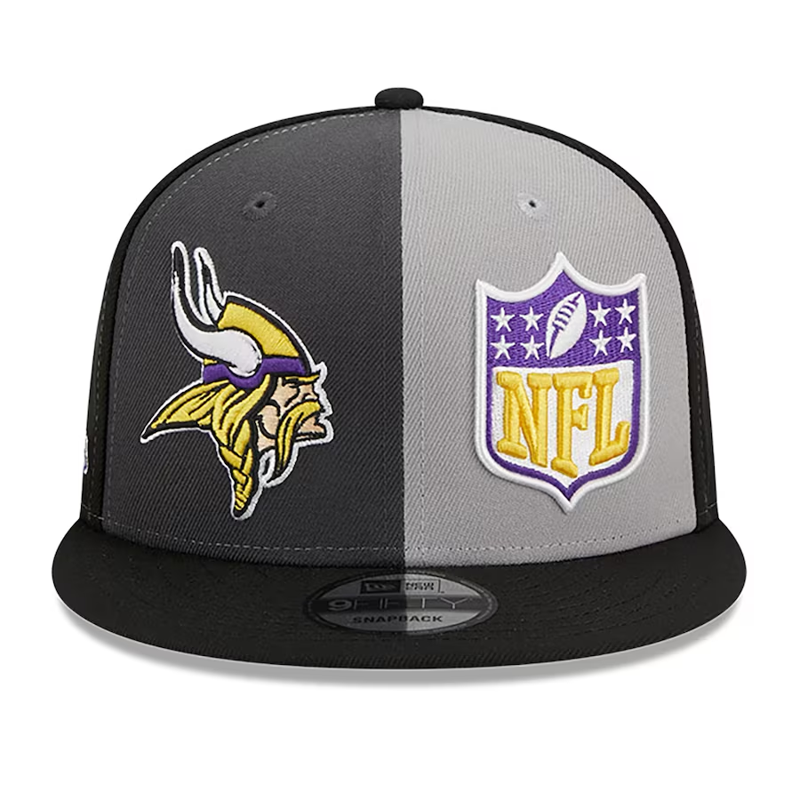 MINNESOTA VIKINGS 2023 SIDELINE 9FIFTY SNAPBACK - SHADOW