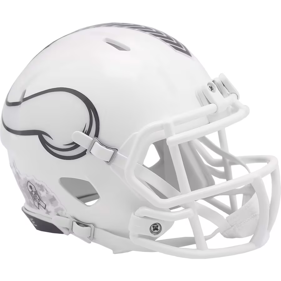 Minnesota Vikings 2024 NFL Salute to Service Riddell Speed Mini Helmet